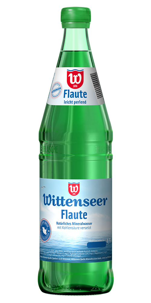 Wittenseer Flaute Mineralwasser mit wenig Kohlensäure Flasche 750ml