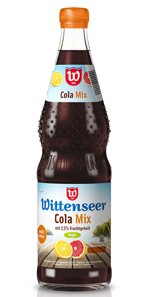 Wittenseer Cola Mix Cola mit Orange Flasche 700ml