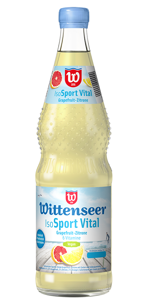 Wittenseer IsoSport Vital Grapefruit Zitrone Flasche 700ml