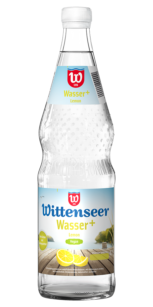Wittenseer Wasser plus Lemon flavoured water Flasche 700ml